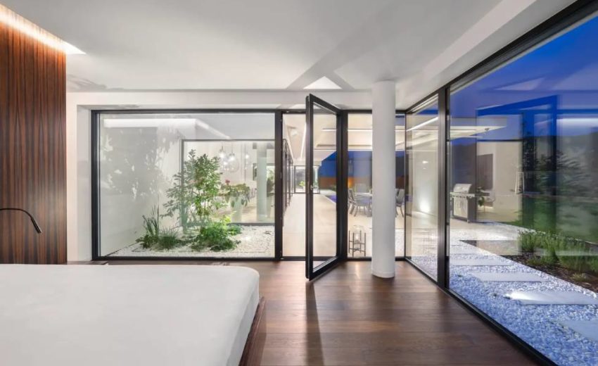 portes vitrines aluminium